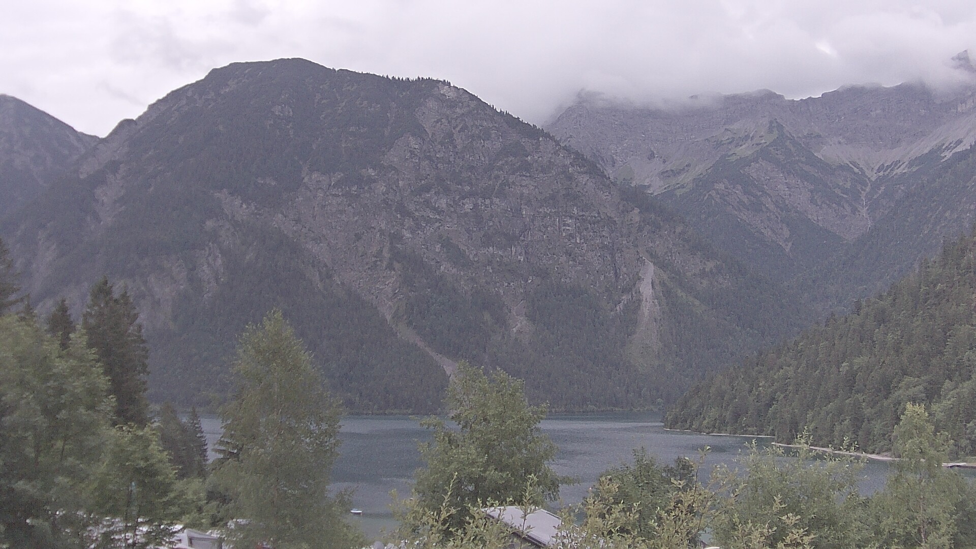 Archiv Foto Webcam Plansee Seespitze