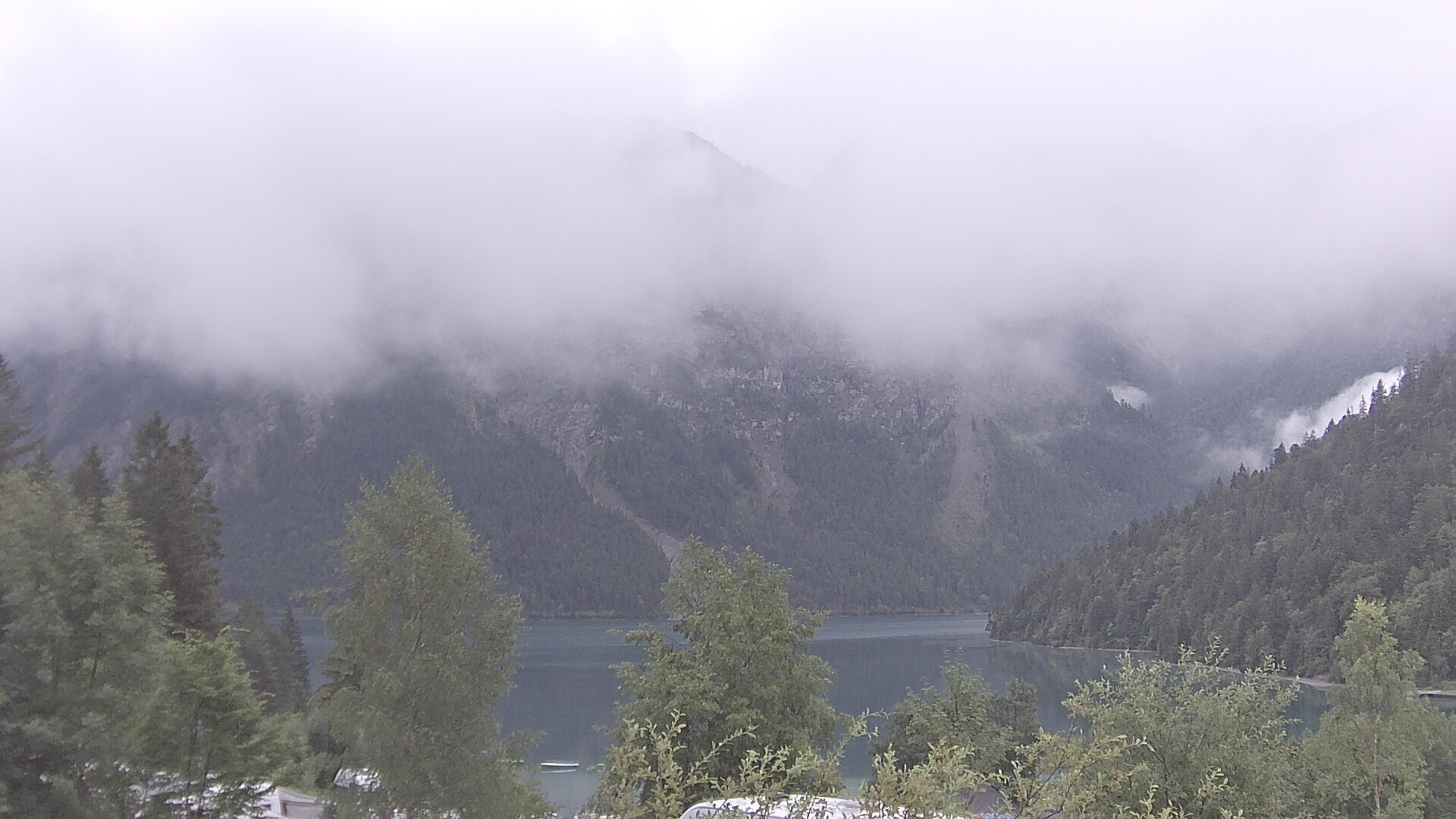 Archiv Foto Webcam Plansee Seespitze