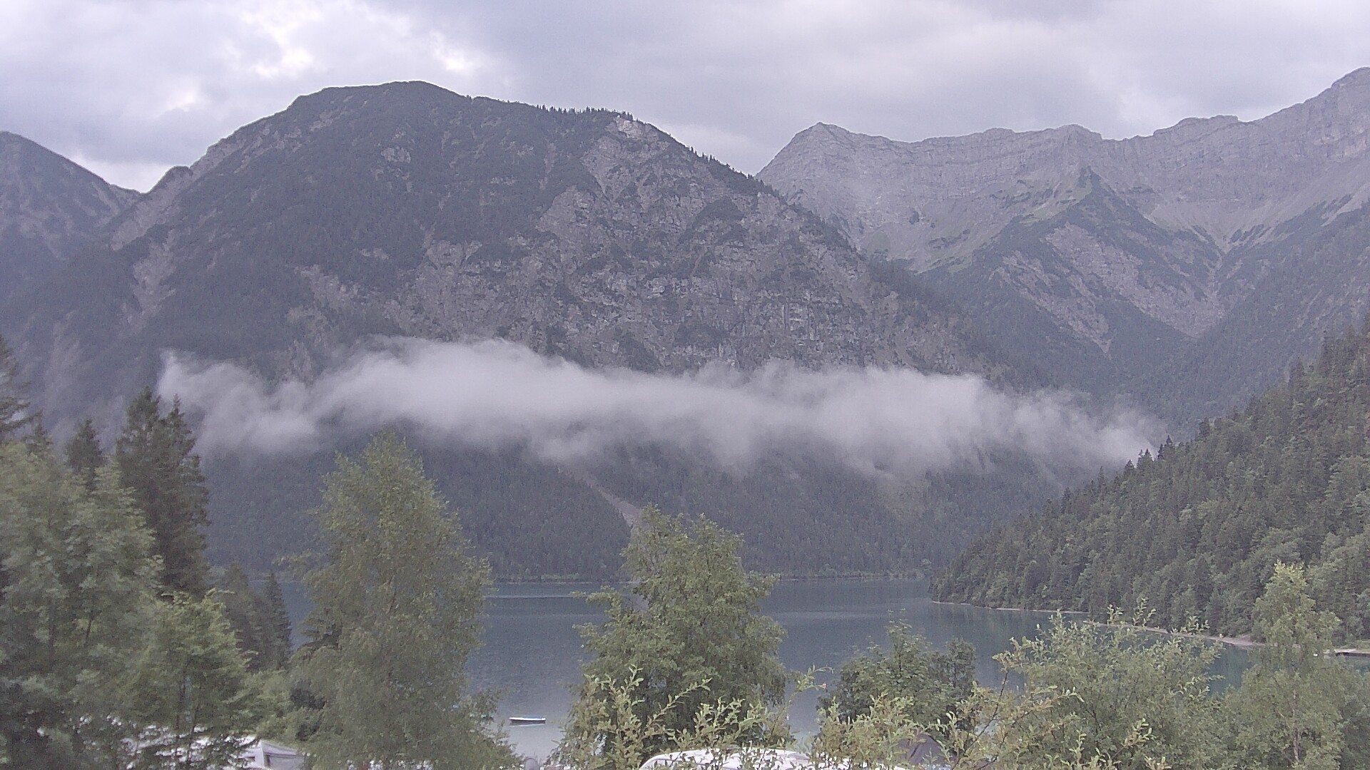 Archiv Foto Webcam Plansee Seespitze