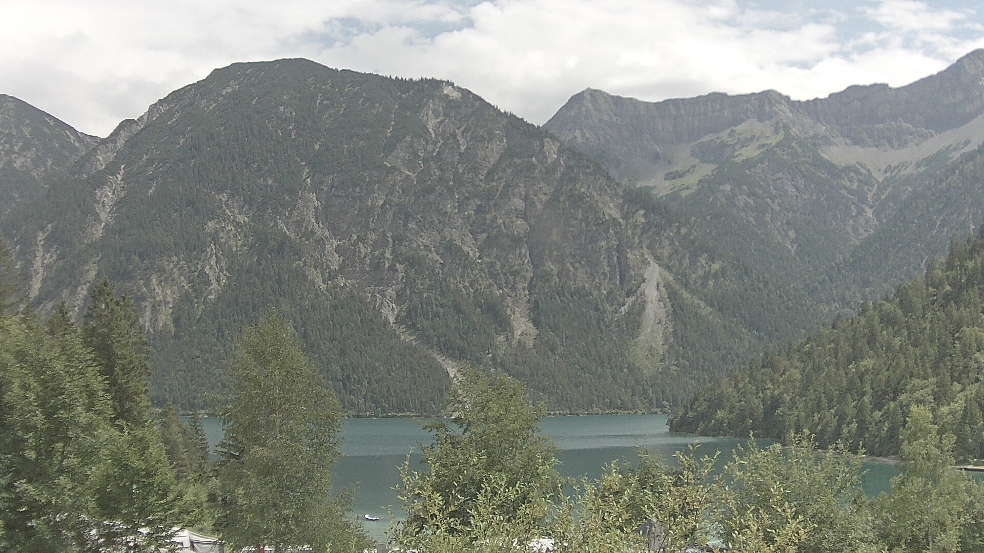 Archiv Foto Webcam Plansee Seespitze