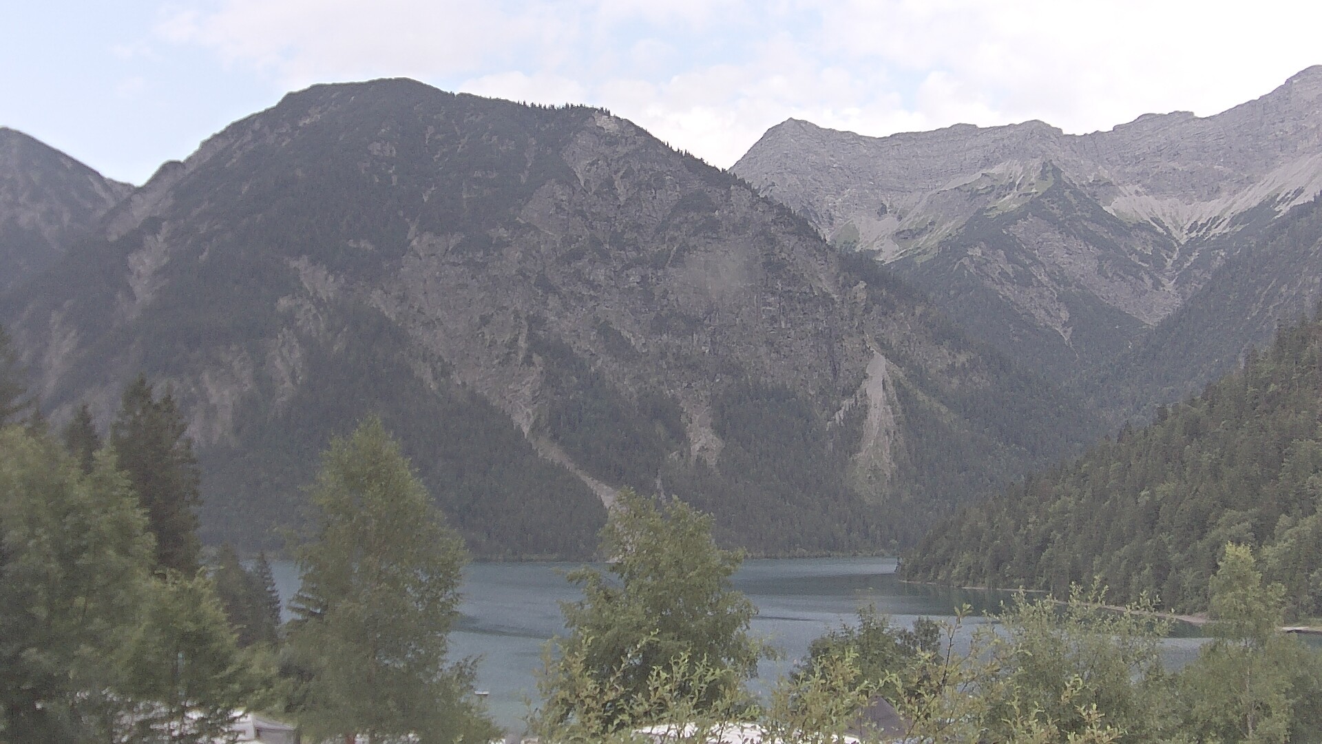 Archiv Foto Webcam Plansee Seespitze