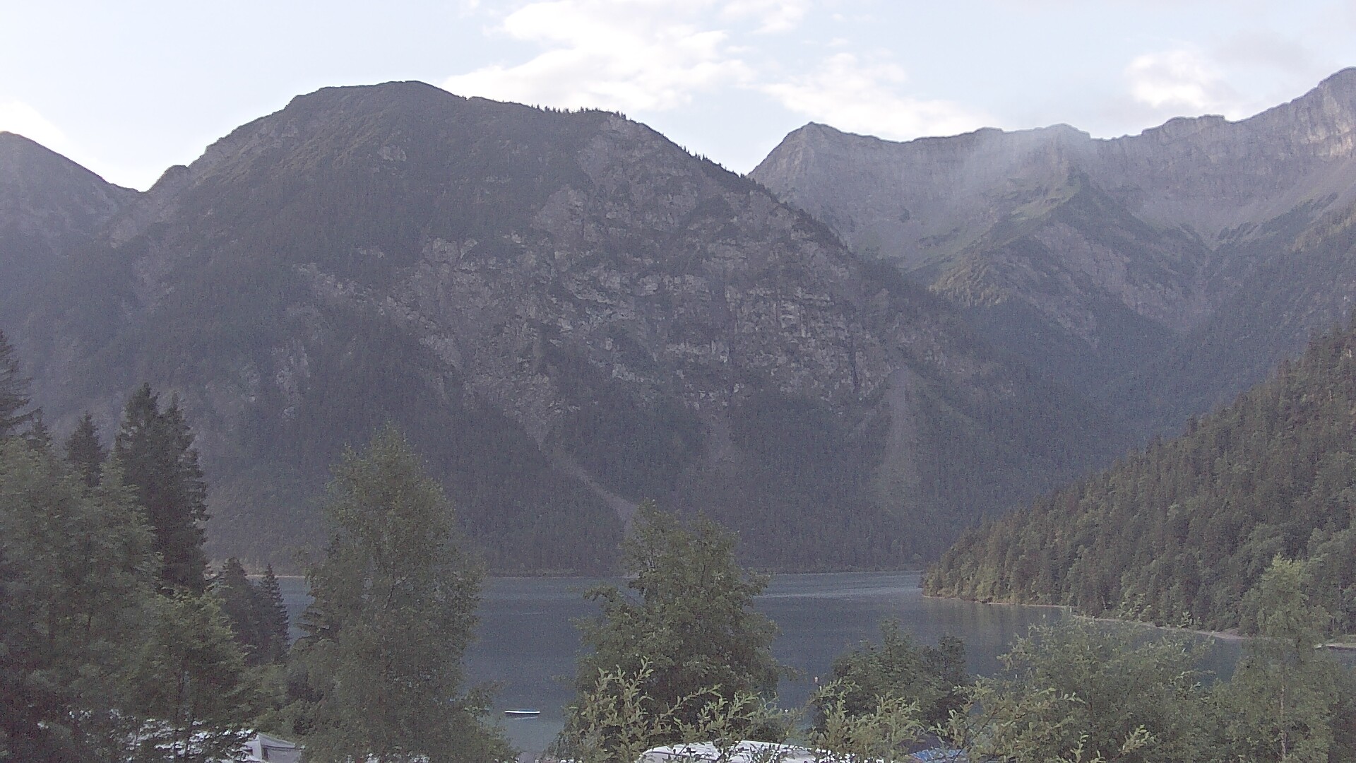 Archiv Foto Webcam Plansee Seespitze