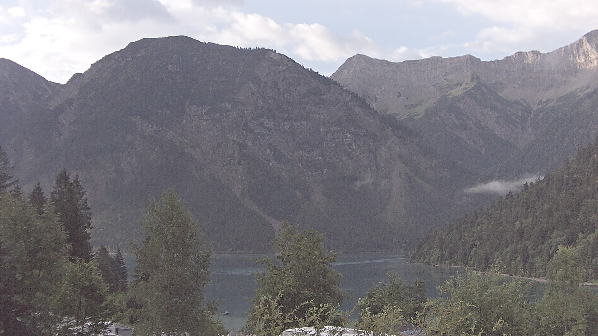 Archiv Foto Webcam Plansee Seespitze