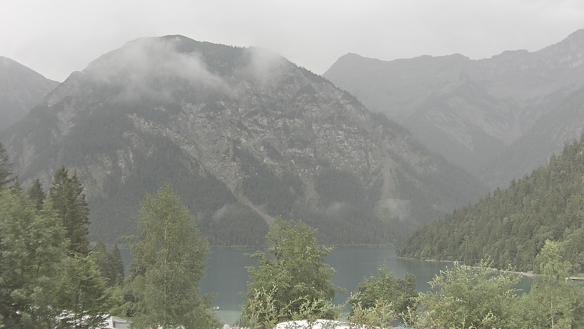 Archiv Foto Webcam Plansee Seespitze
