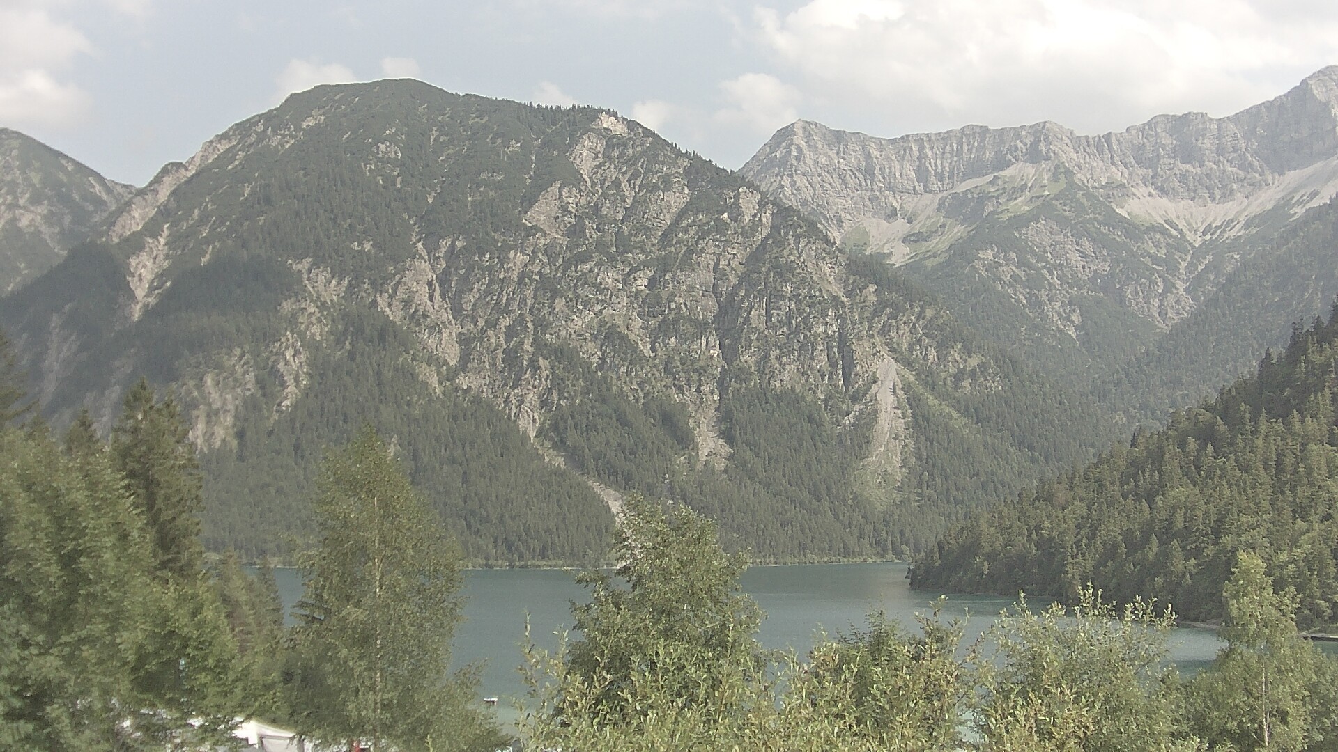 Archiv Foto Webcam Plansee Seespitze
