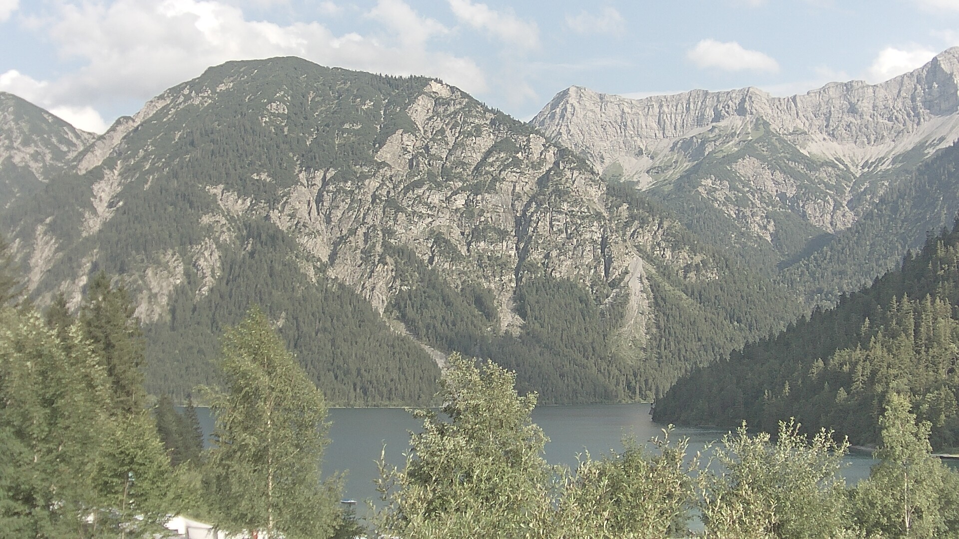 Archiv Foto Webcam Plansee Seespitze