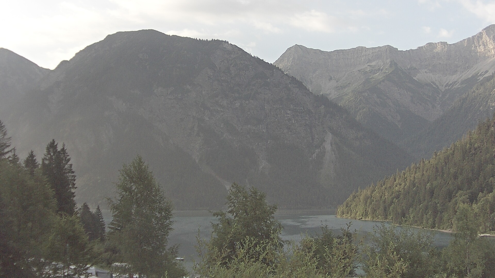 Archiv Foto Webcam Plansee Seespitze