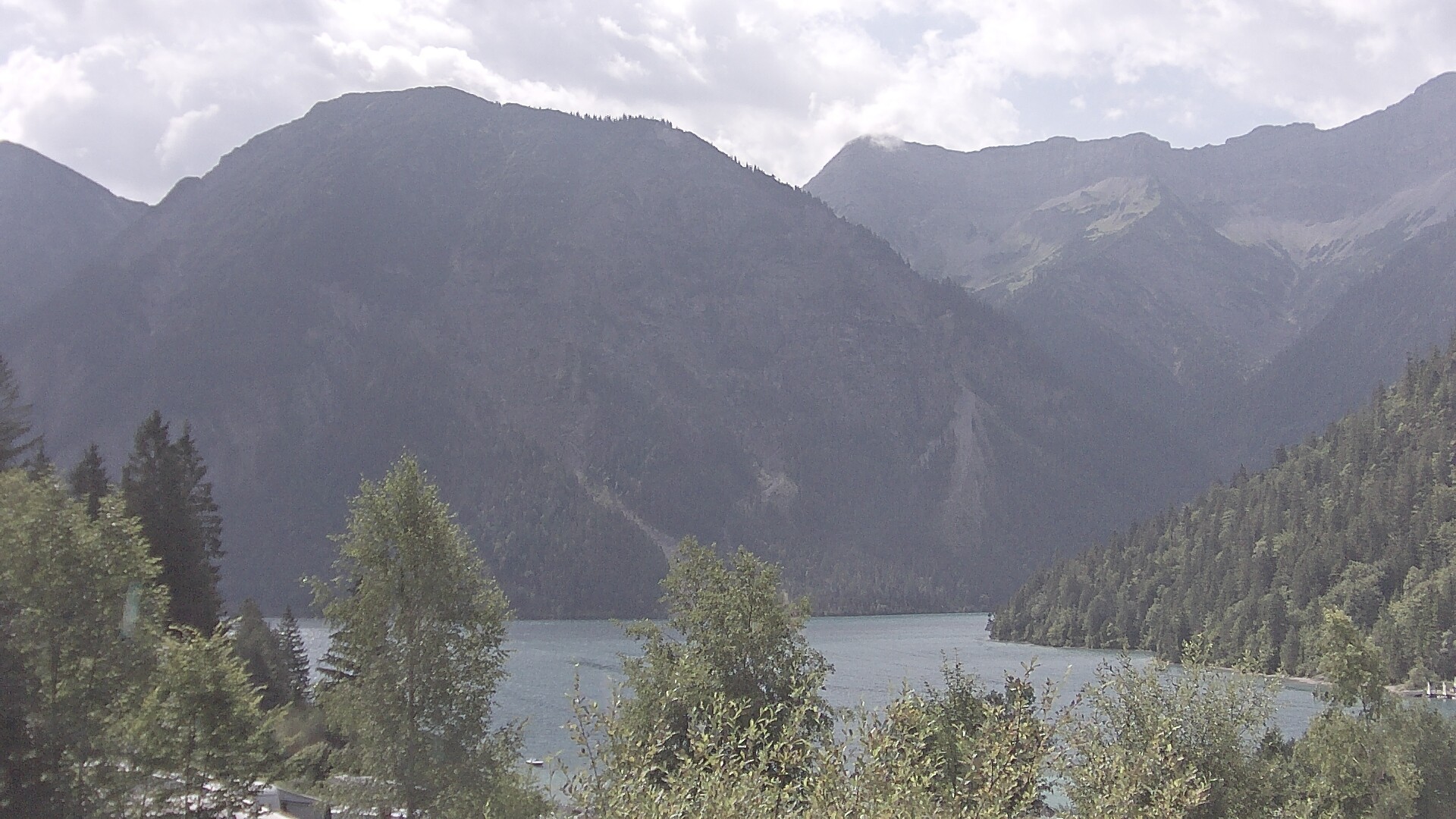 Archiv Foto Webcam Plansee Seespitze