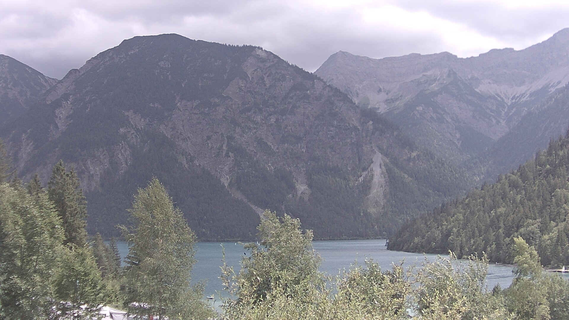 Archiv Foto Webcam Plansee Seespitze