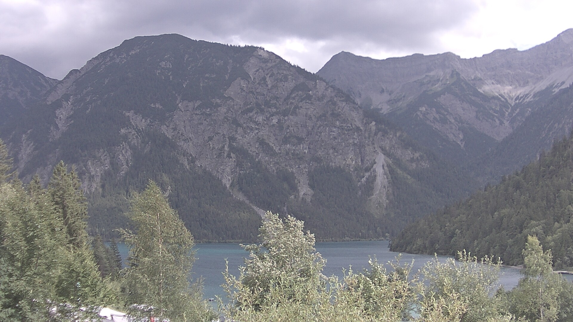 Archiv Foto Webcam Plansee Seespitze