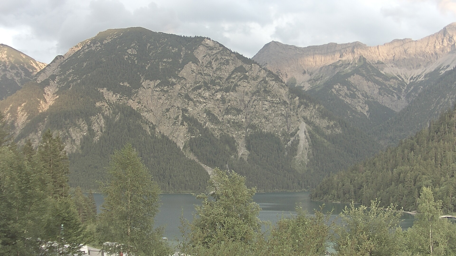 Archiv Foto Webcam Plansee Seespitze