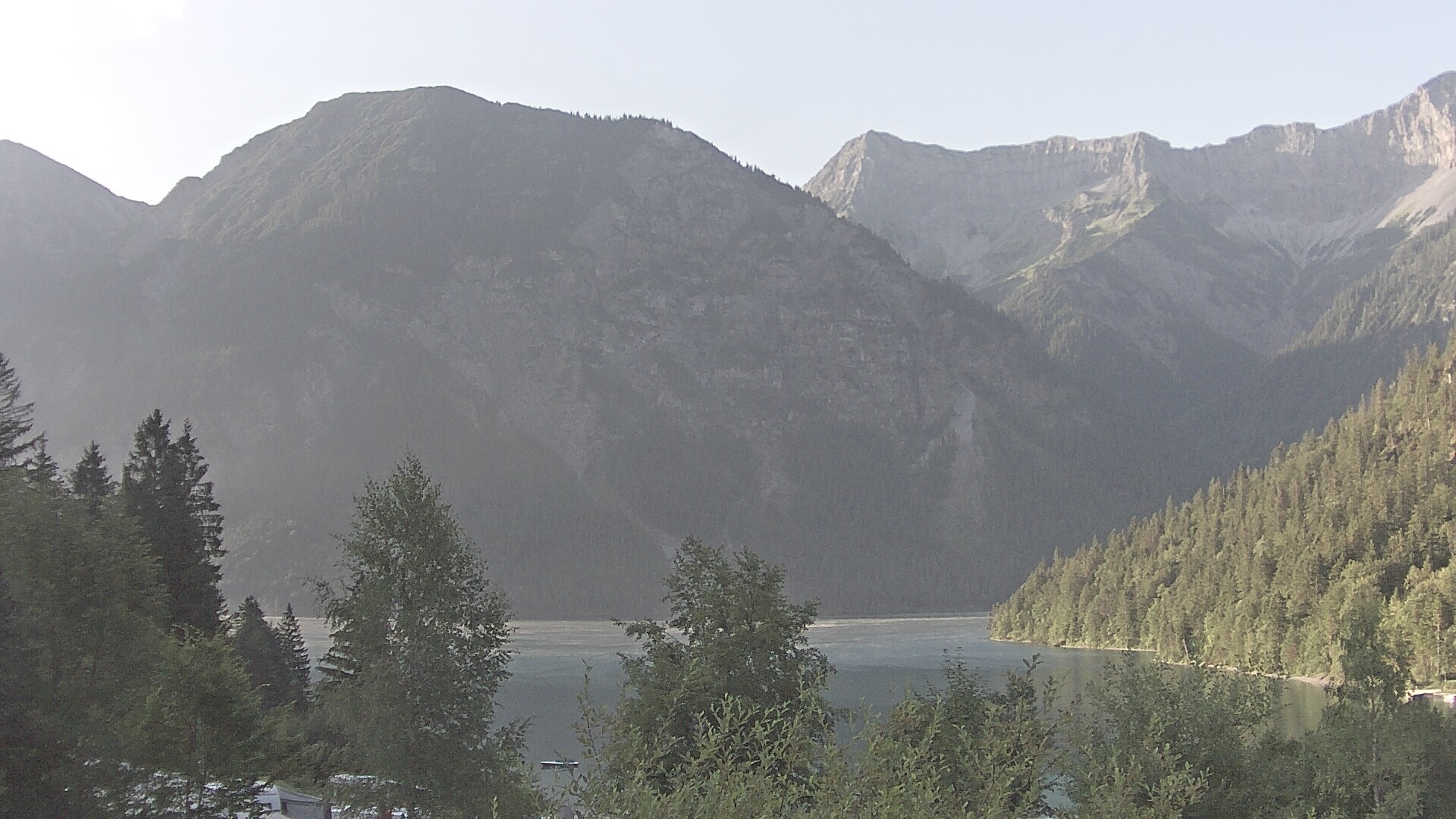 Archiv Foto Webcam Plansee Seespitze