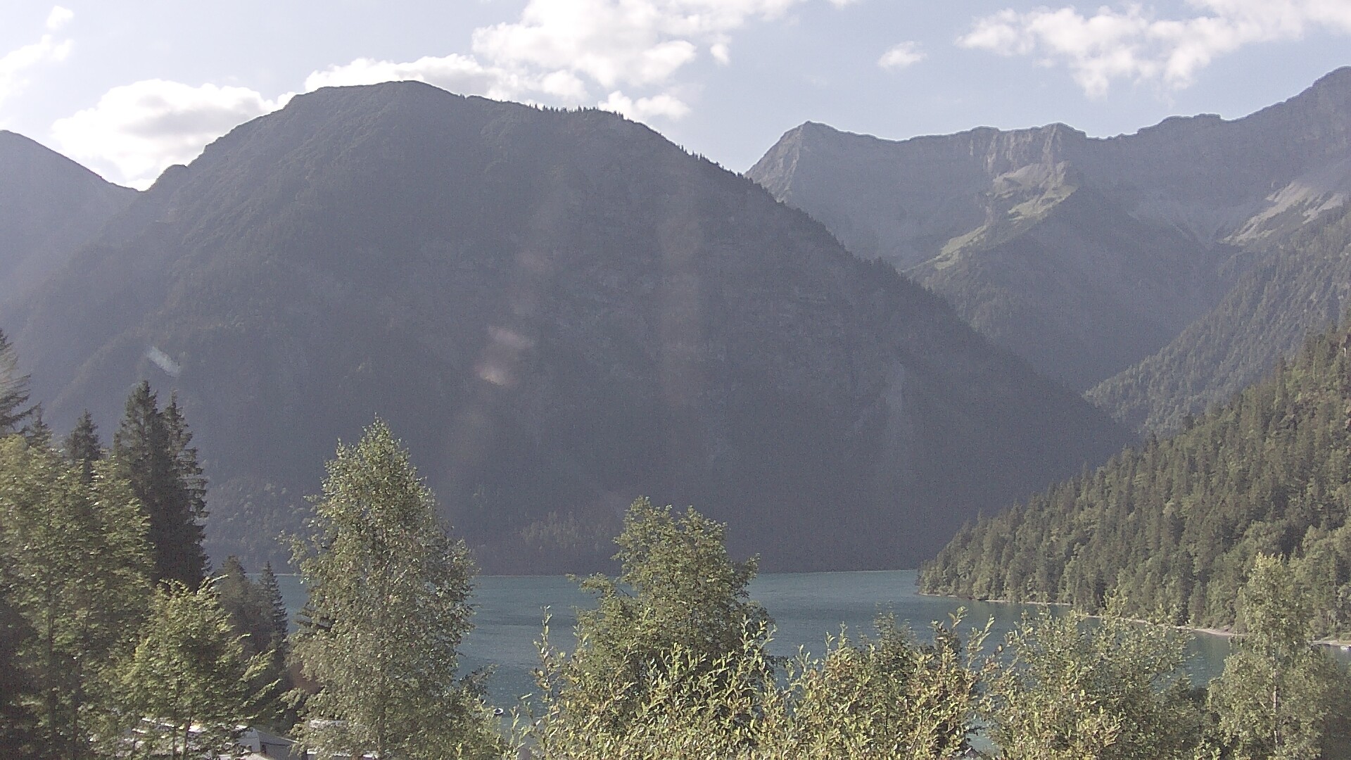 Archiv Foto Webcam Plansee Seespitze