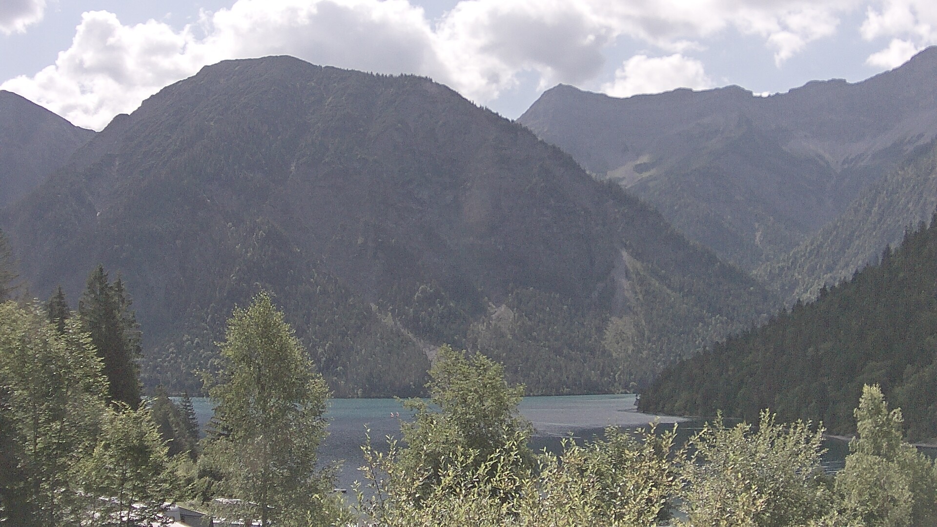 Archiv Foto Webcam Plansee Seespitze