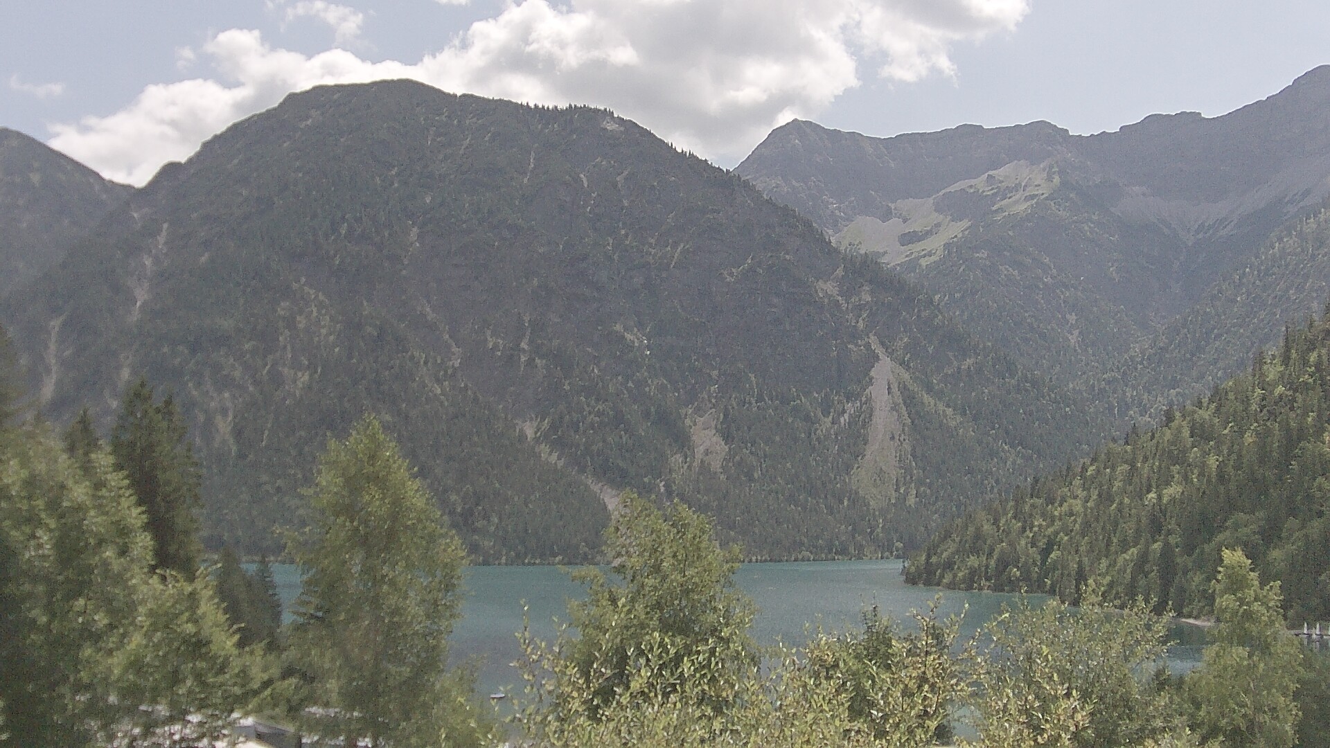 Archiv Foto Webcam Plansee Seespitze