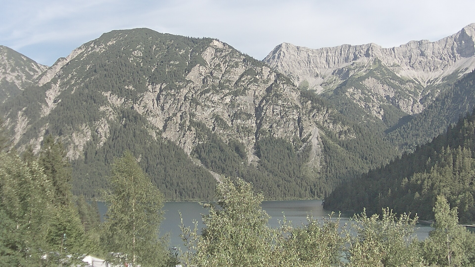 Archiv Foto Webcam Plansee Seespitze