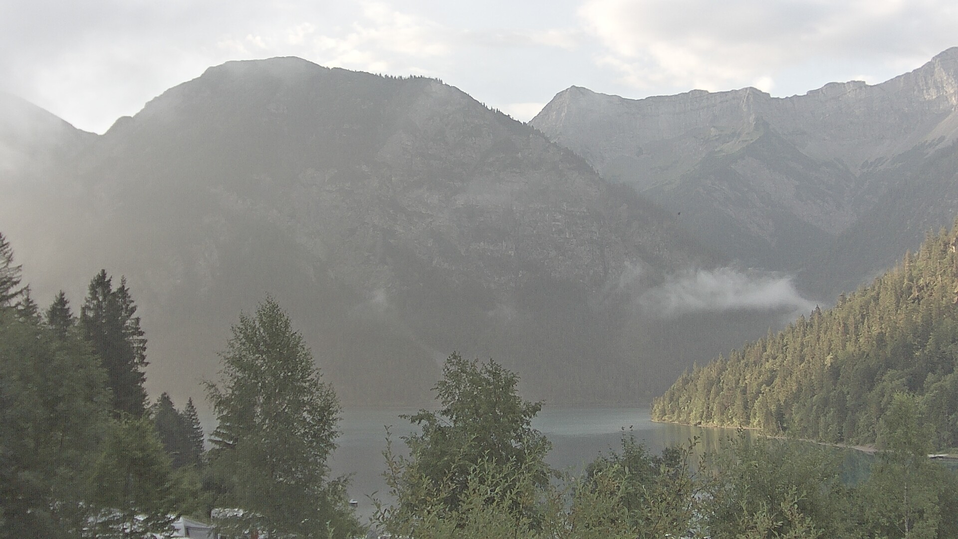 Archiv Foto Webcam Plansee Seespitze