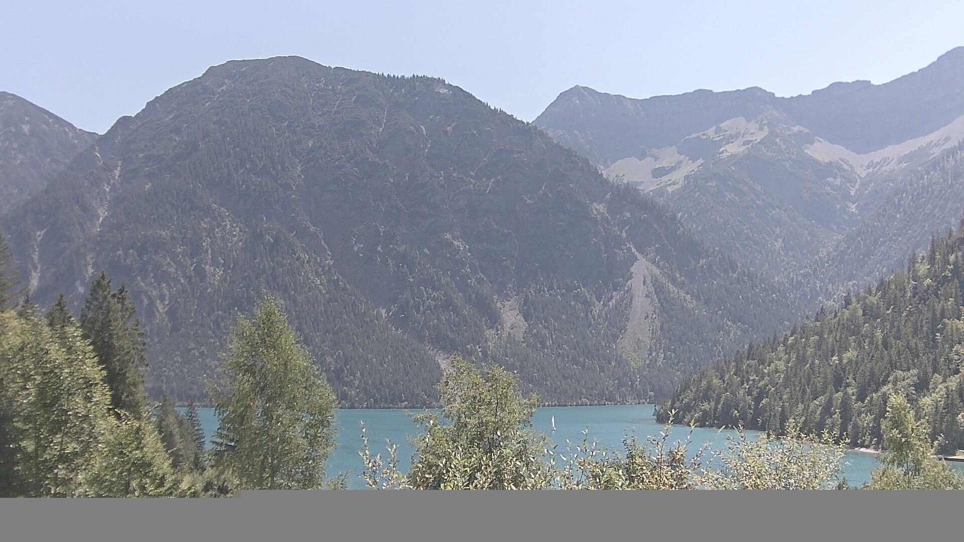 Archiv Foto Webcam Plansee Seespitze