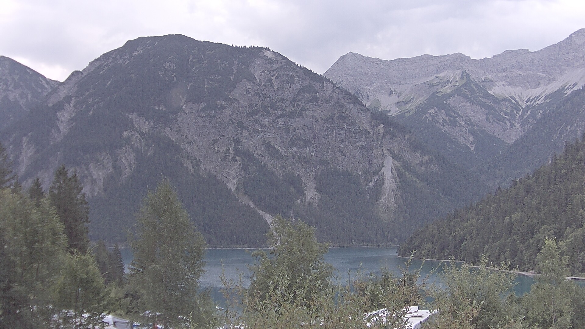 Archiv Foto Webcam Plansee Seespitze