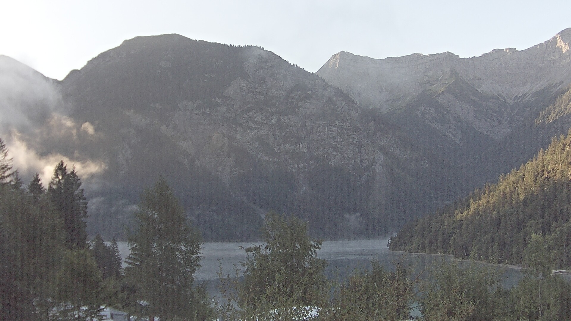 Archiv Foto Webcam Plansee Seespitze