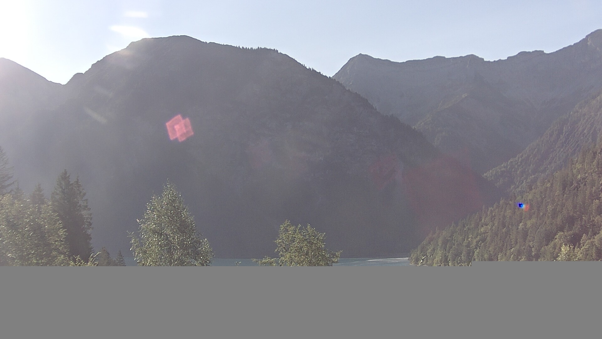 Archiv Foto Webcam Plansee Seespitze