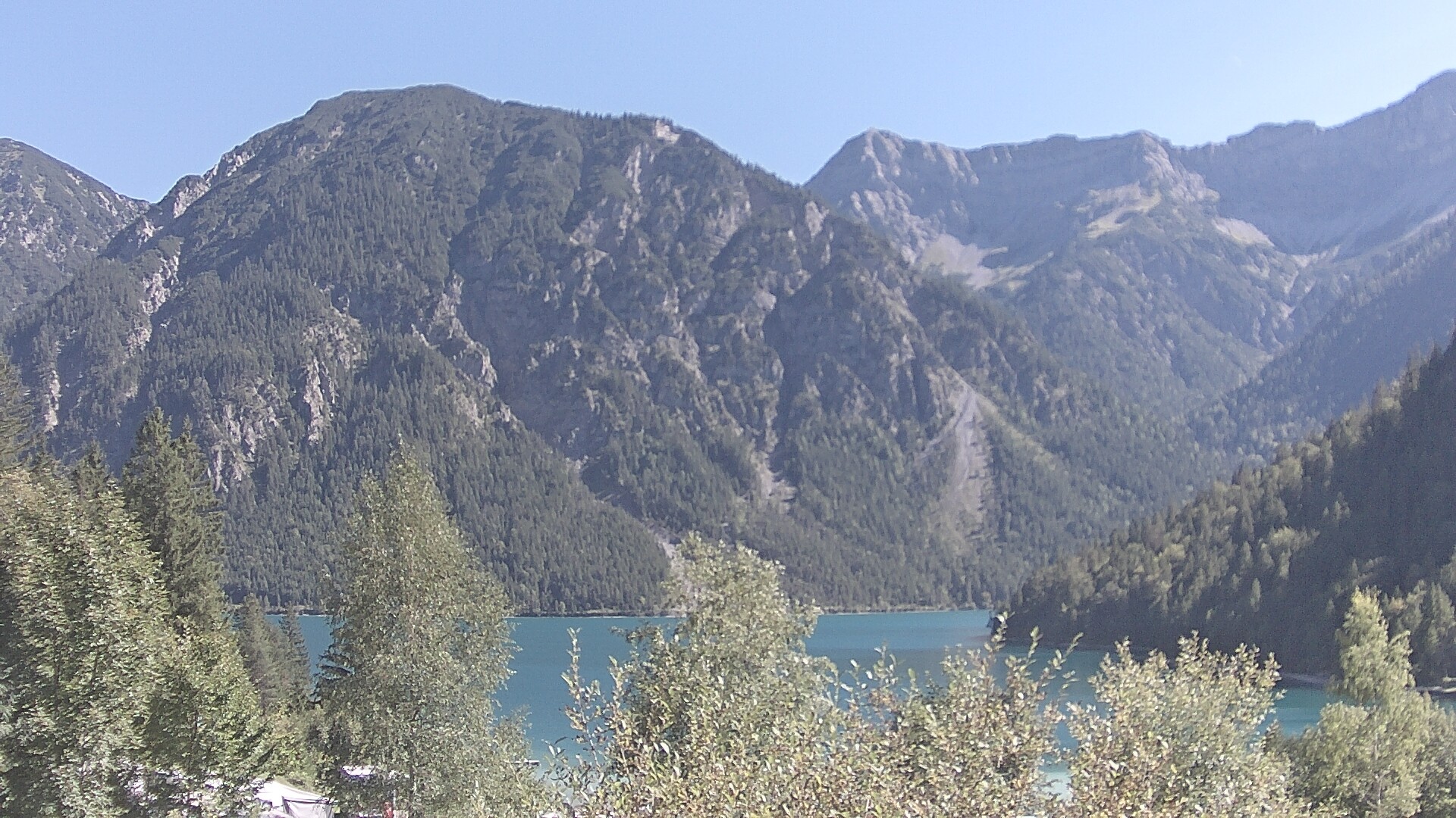 Archiv Foto Webcam Plansee Seespitze