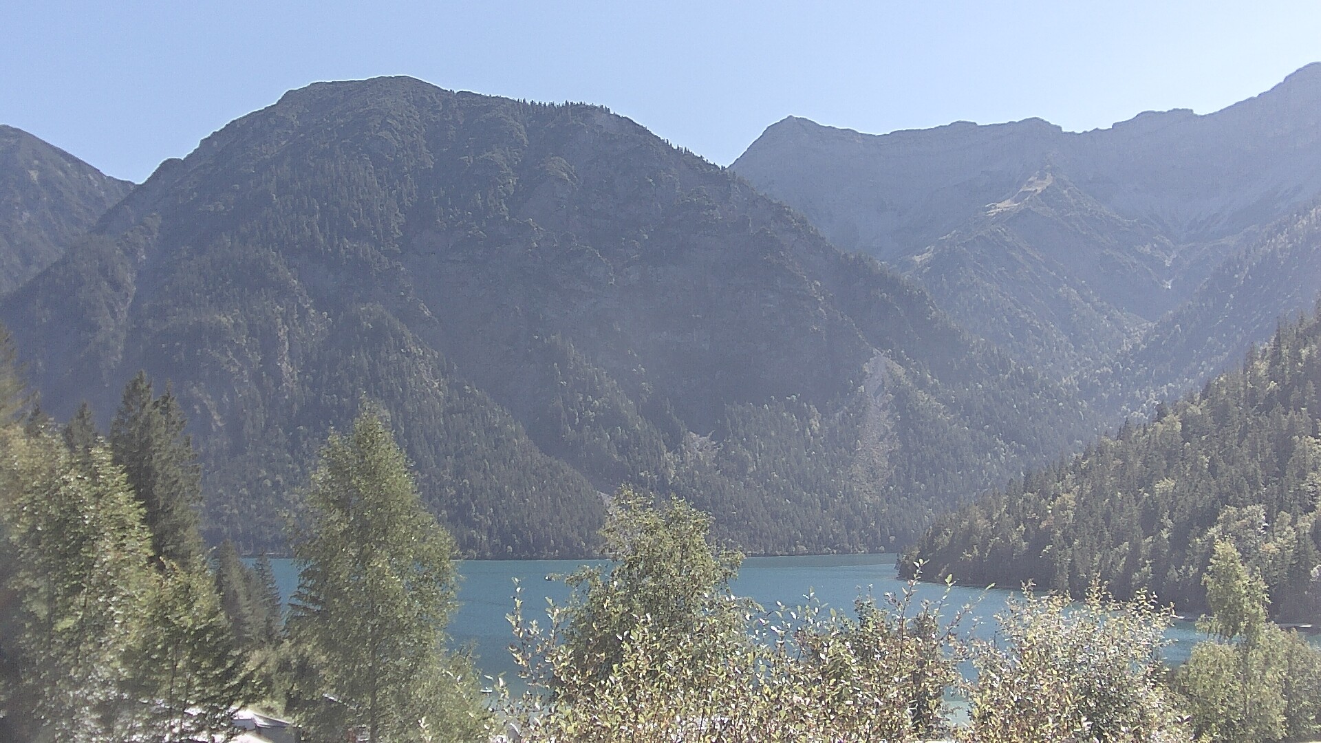Archiv Foto Webcam Plansee Seespitze