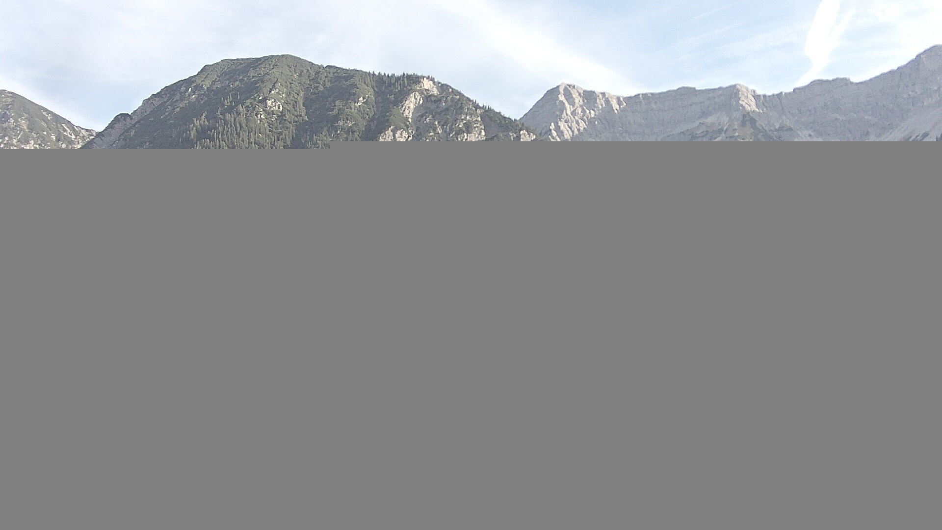 Archiv Foto Webcam Plansee Seespitze