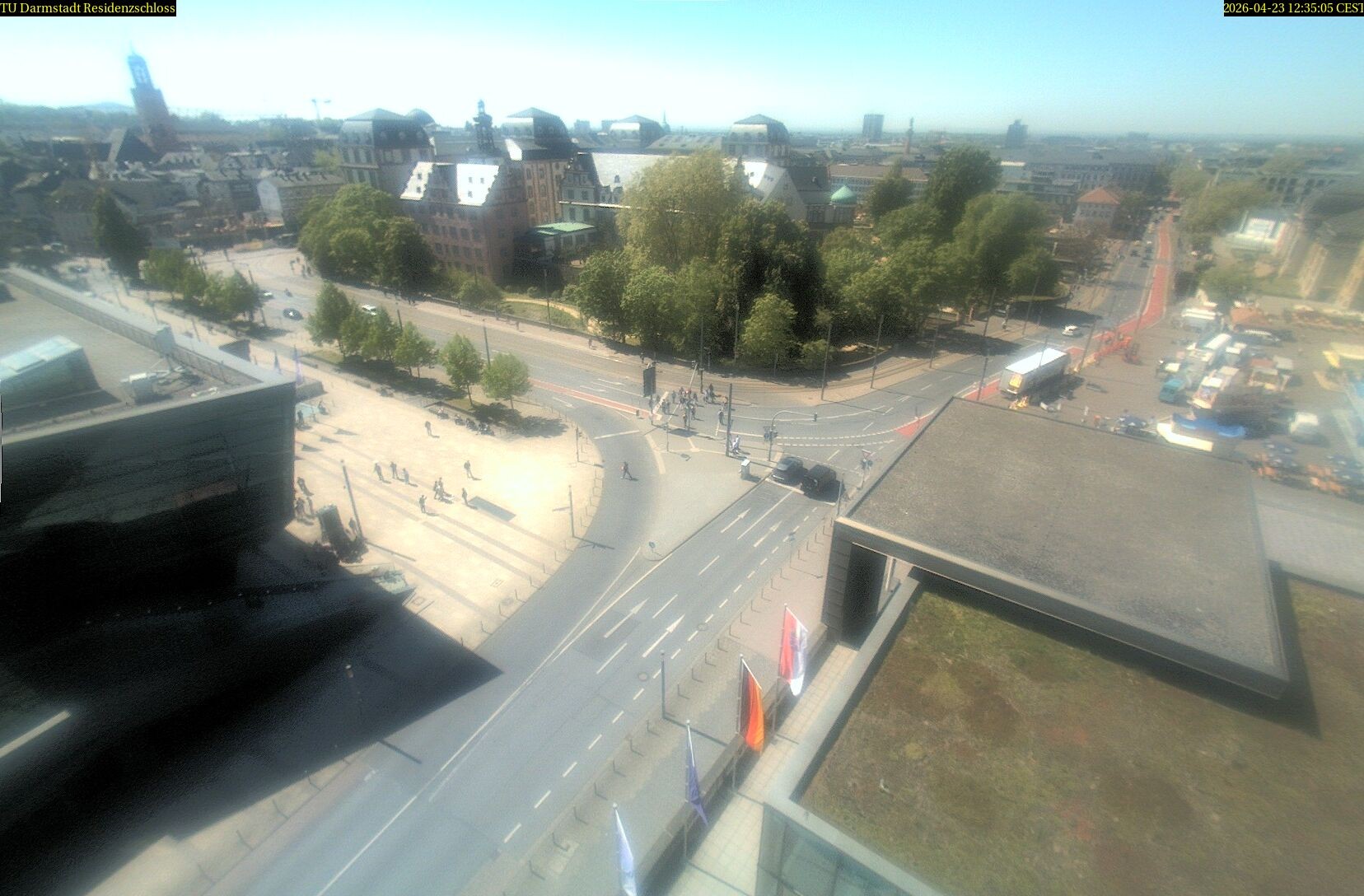 Archiv Foto Webcam Residenzschloss Darmstadt