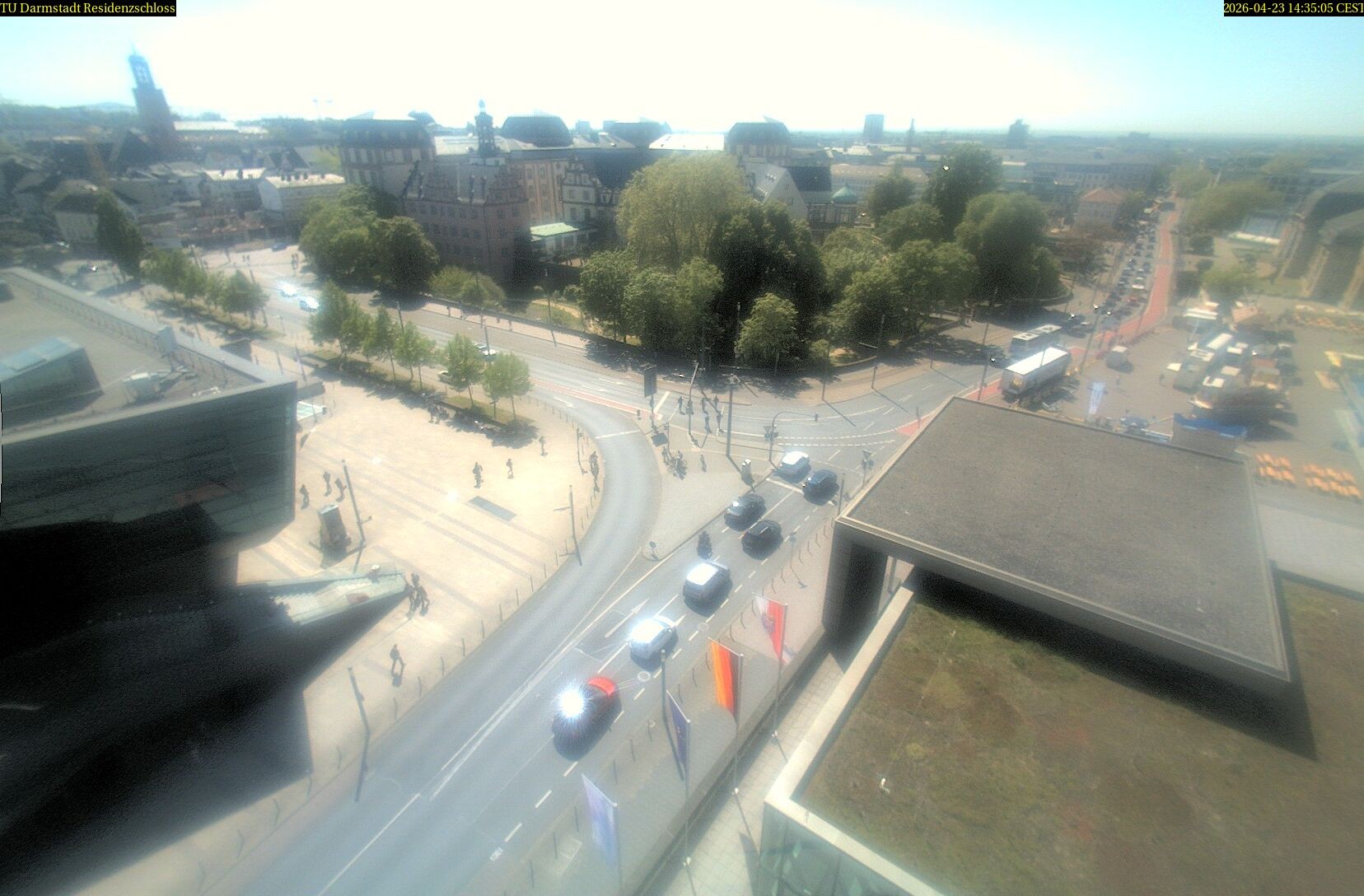 Archiv Foto Webcam Residenzschloss Darmstadt