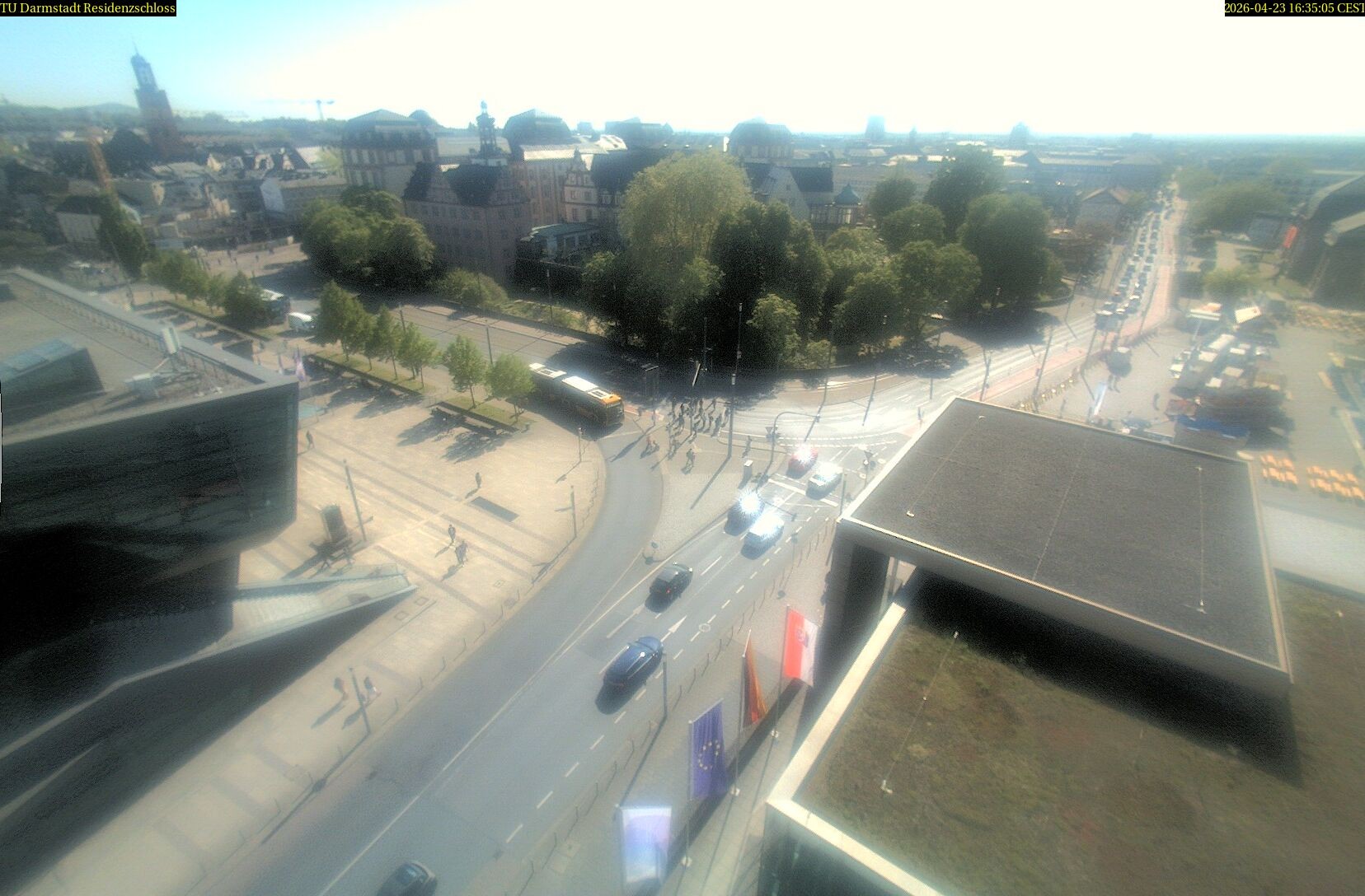 Archiv Foto Webcam Residenzschloss Darmstadt