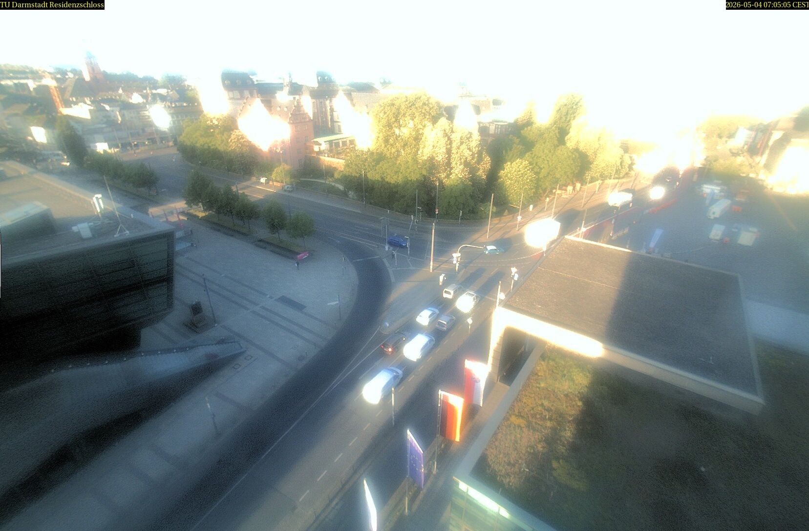 Archiv Foto Webcam Residenzschloss Darmstadt
