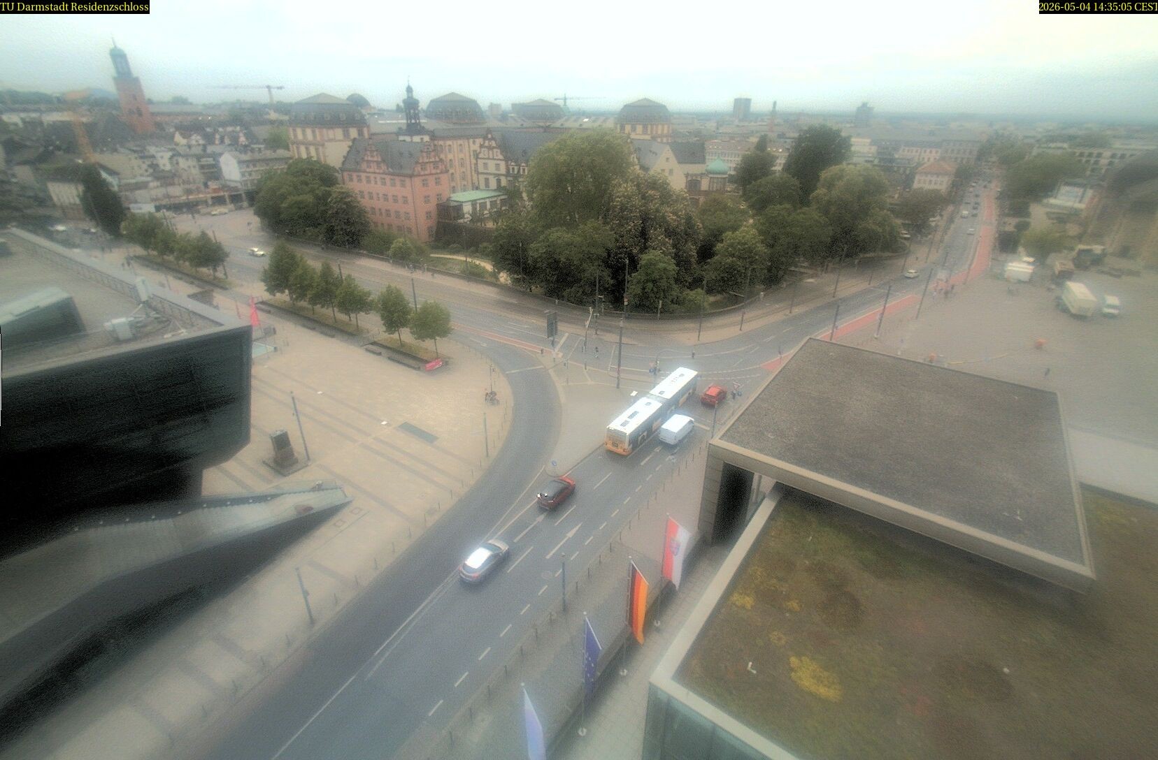 Archiv Foto Webcam Residenzschloss Darmstadt