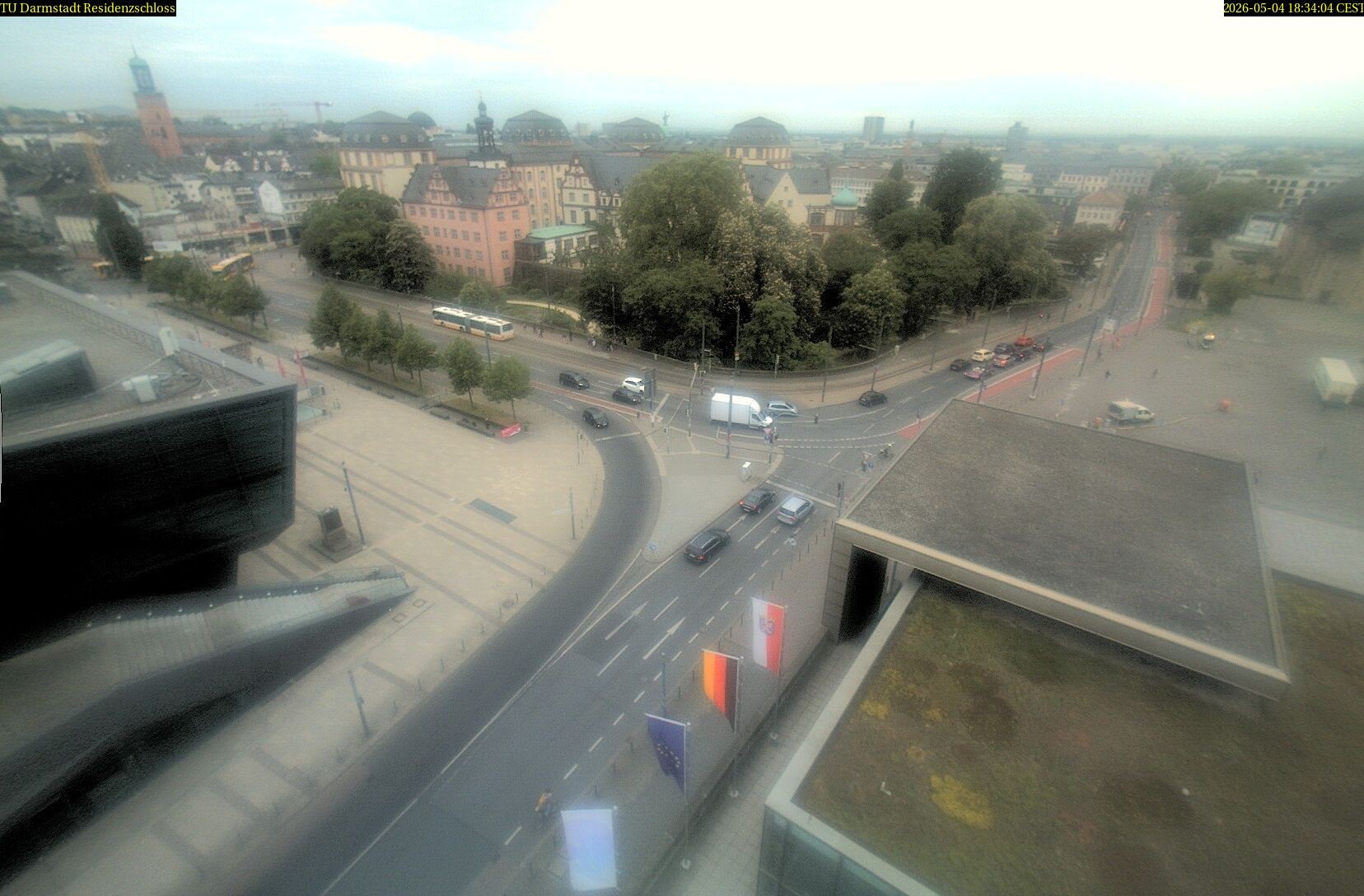 Archiv Foto Webcam Residenzschloss Darmstadt