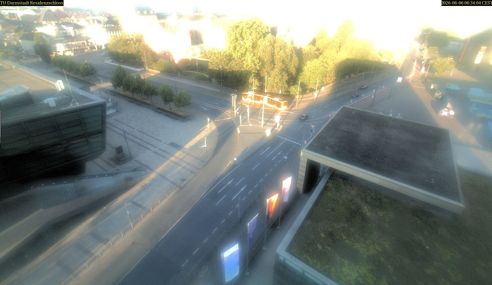 Archiv Foto Webcam Residenzschloss Darmstadt