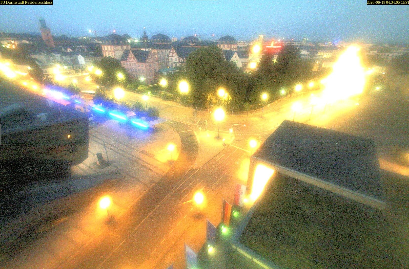 Archiv Foto Webcam Residenzschloss Darmstadt