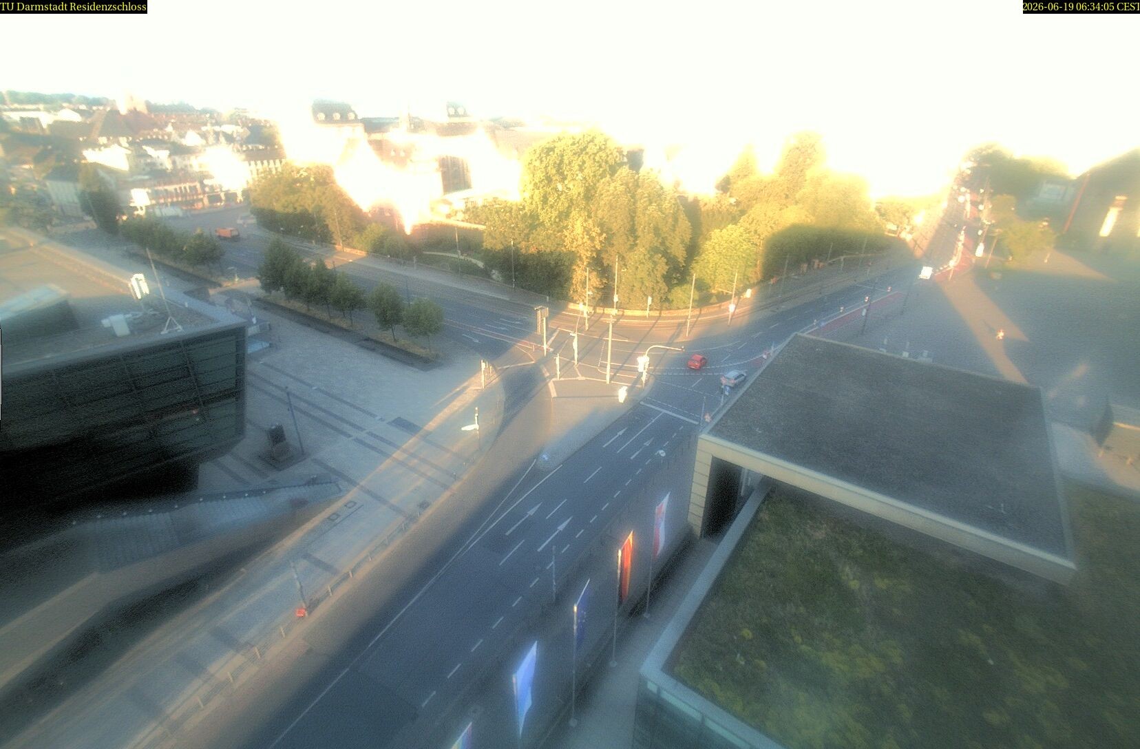 Archiv Foto Webcam Residenzschloss Darmstadt
