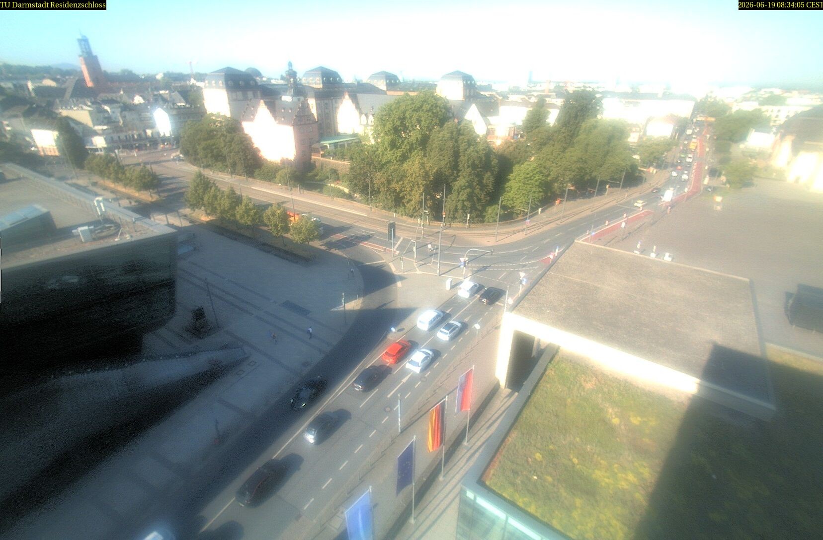 Archiv Foto Webcam Residenzschloss Darmstadt