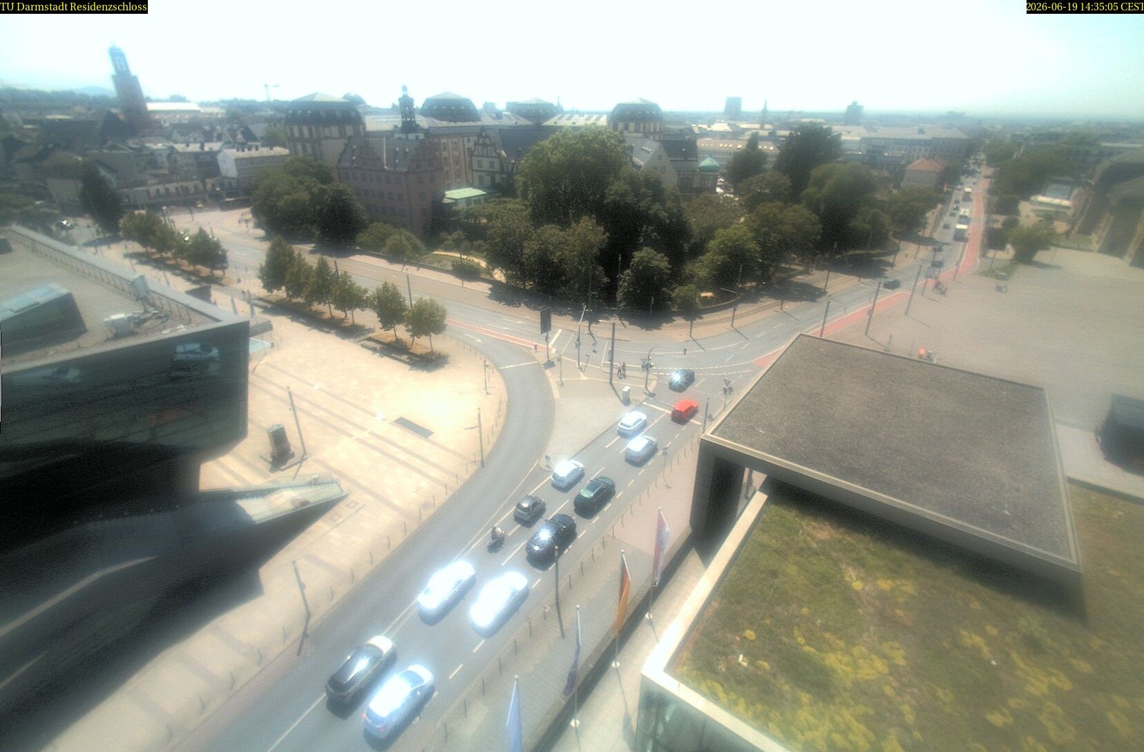 Archiv Foto Webcam Residenzschloss Darmstadt
