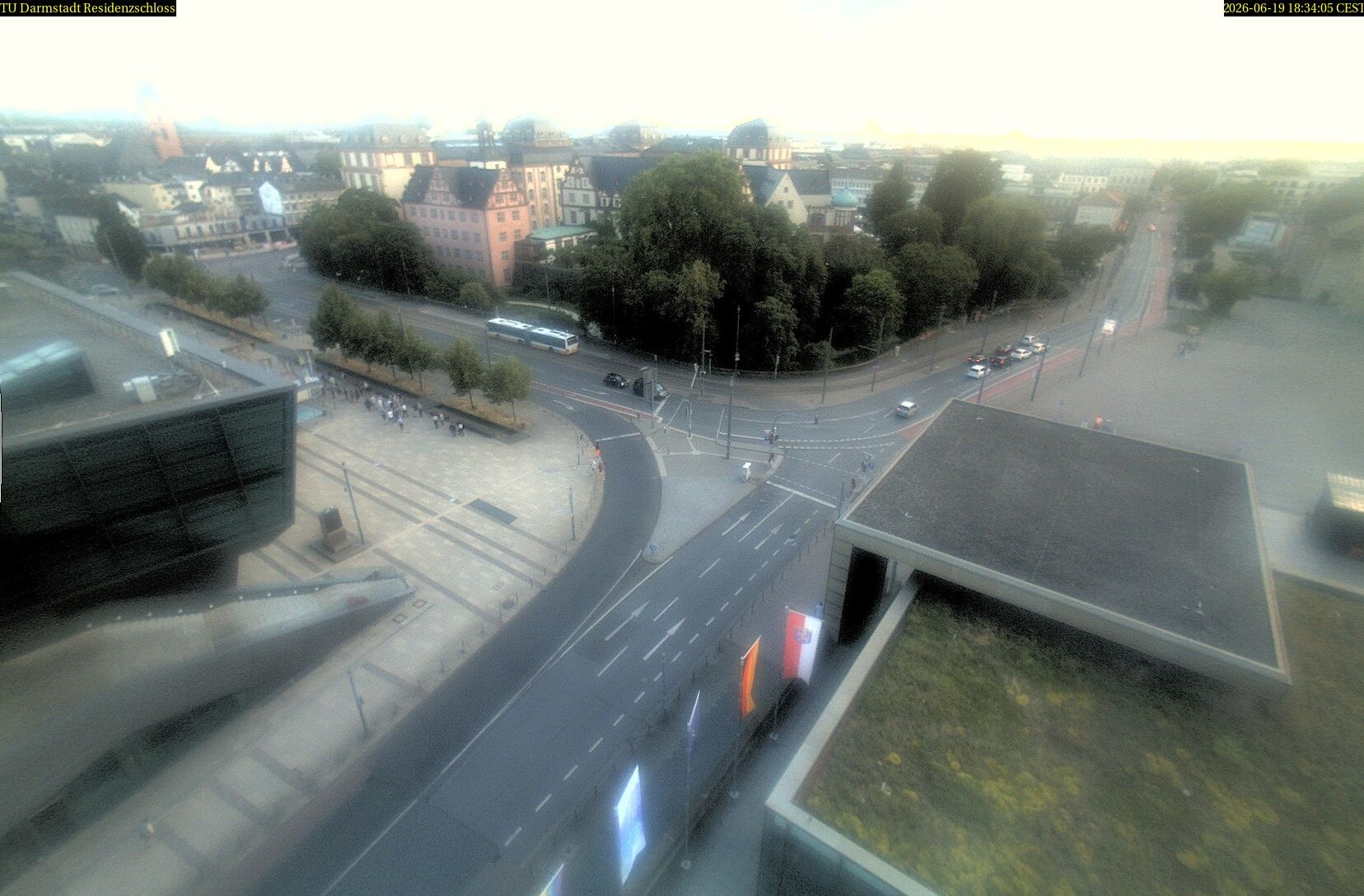Archiv Foto Webcam Residenzschloss Darmstadt