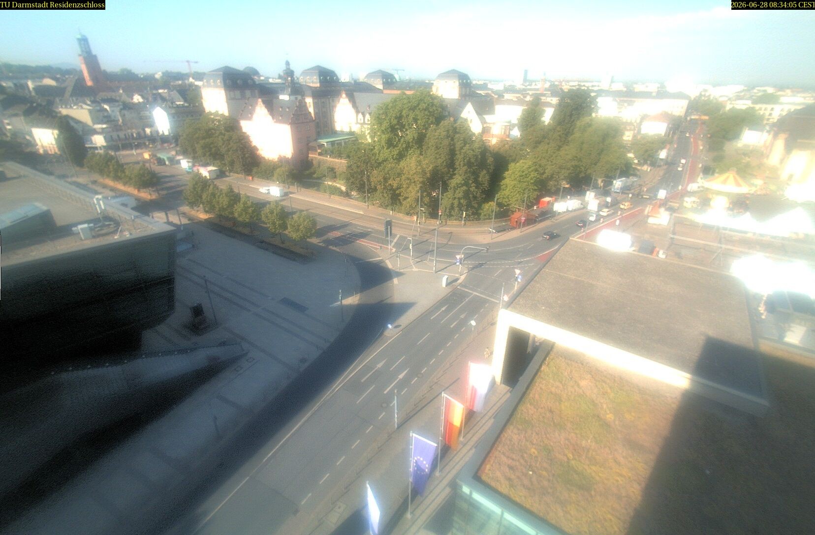 Archiv Foto Webcam Residenzschloss Darmstadt