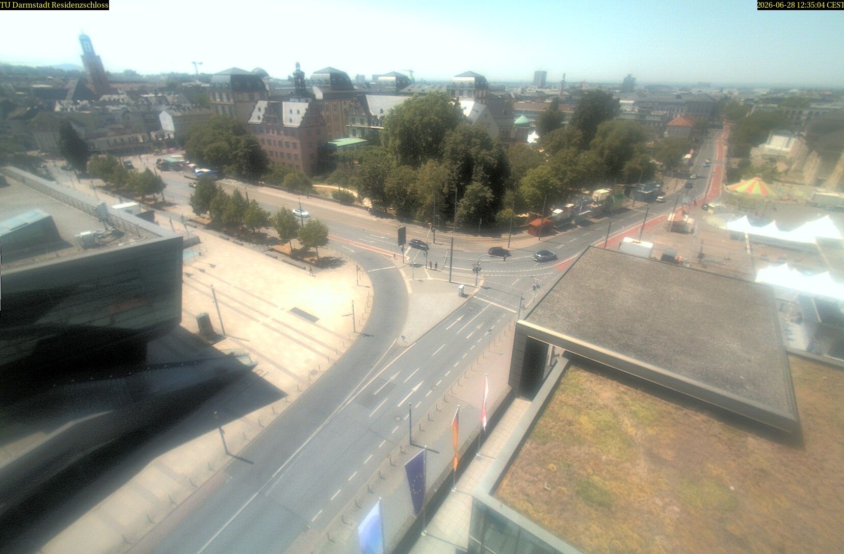 Archiv Foto Webcam Residenzschloss Darmstadt