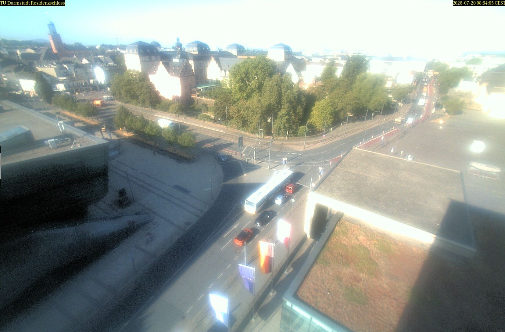 Archiv Foto Webcam Residenzschloss Darmstadt