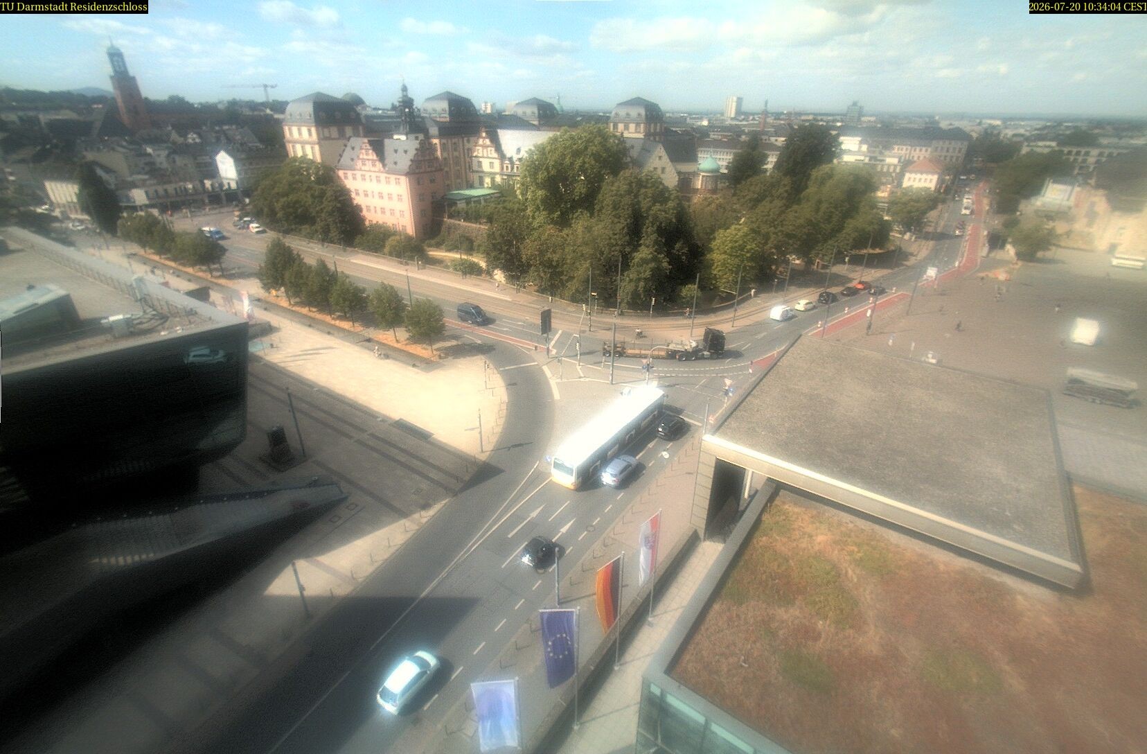 Archiv Foto Webcam Residenzschloss Darmstadt