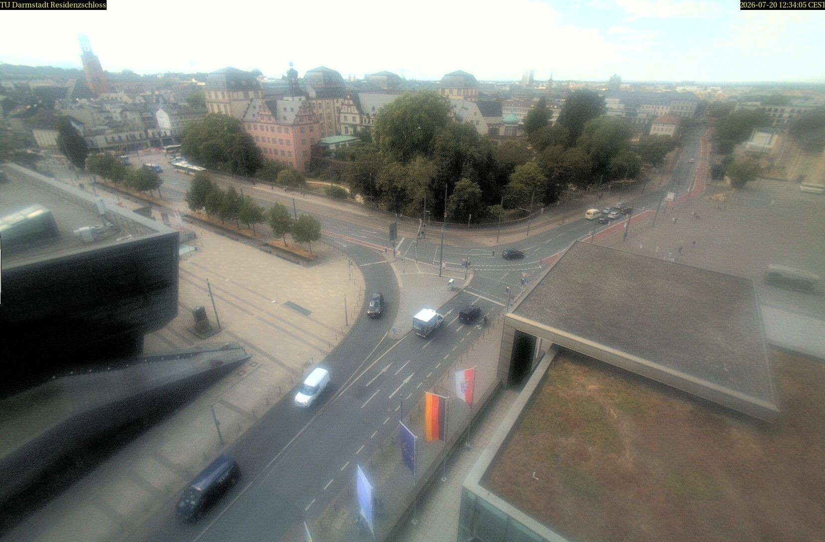 Archiv Foto Webcam Residenzschloss Darmstadt