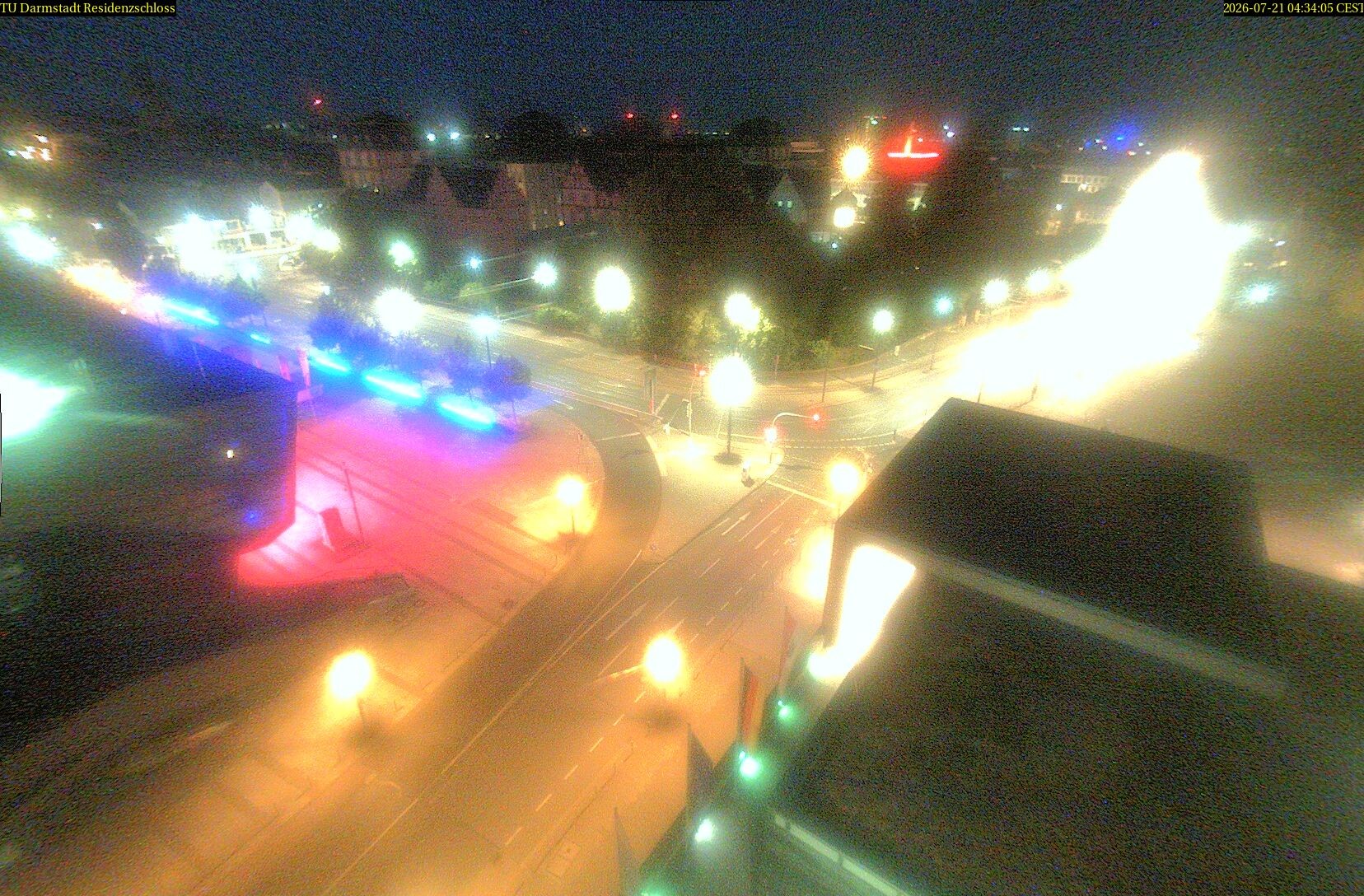 Archiv Foto Webcam Residenzschloss Darmstadt