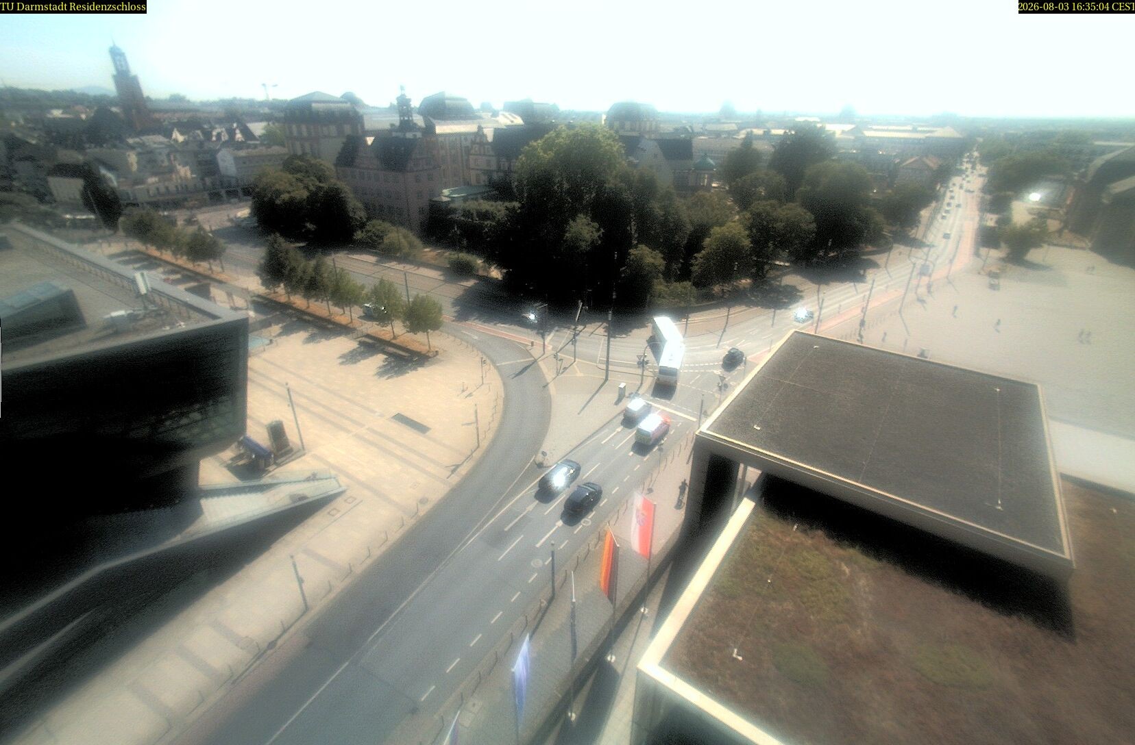 Archiv Foto Webcam Residenzschloss Darmstadt