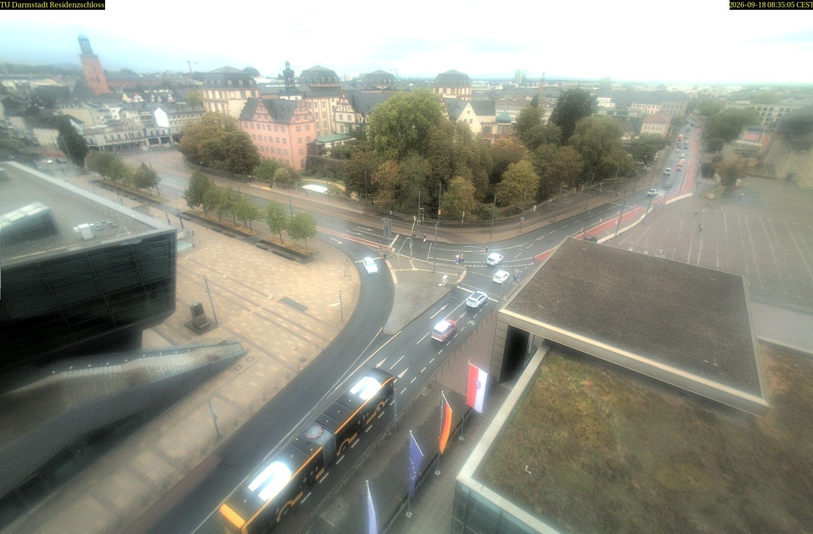Archiv Foto Webcam Residenzschloss Darmstadt