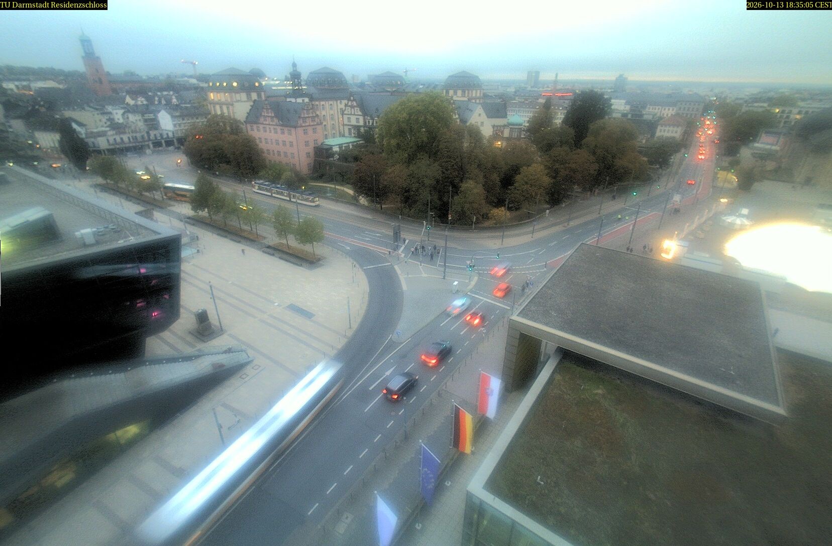 Archiv Foto Webcam Residenzschloss Darmstadt