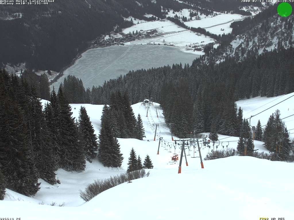 Archived image Webcam View Hotel Laterndlhof from Neunerköpfle